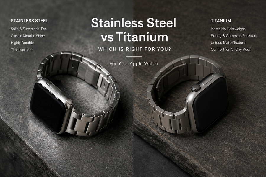 How to Choose an Apple Watch Metal Band: Stainless Steel vs Titanium