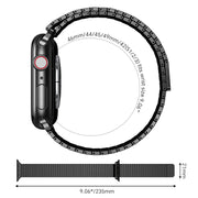 Stainless Steel Integrated Loop Band Compatible with Apple Watch