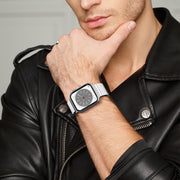 Stainless Steel Integrated Loop Band Compatible with Apple Watch