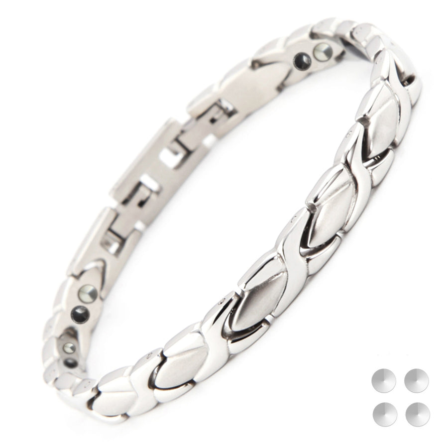 Pure Titanium Germanium & Hematite Bracelet